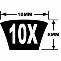 10X Metric Power V-Belts