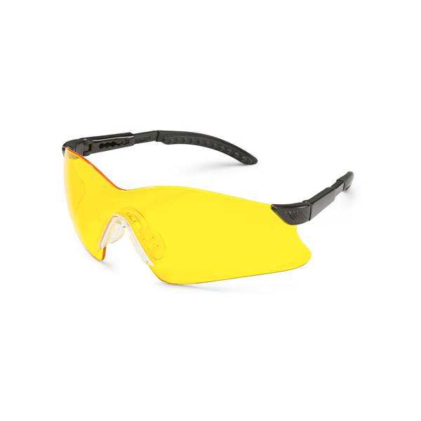 Gateway Safety 14GB75 Hawk Amber Lens Safety Glasses