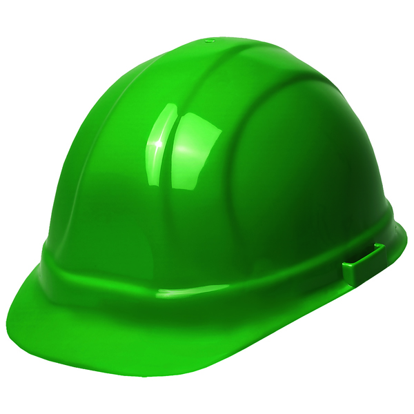 Gateway Safety 635 Ratchet Suspension Green Standard Hard Hat