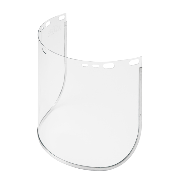 Gateway Safety 651 Flat Stock Visor 8 x 15-1/2" Clear Lens Face Shield