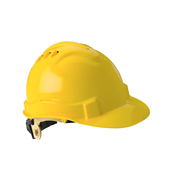 Gateway Safety 71201 Serpent Cap Style Vented Yellow Hard Hat