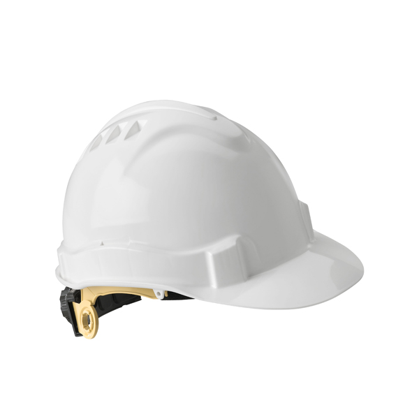 Gateway Safety 72200 Serpent Cap Style Unvented White Hard Hat