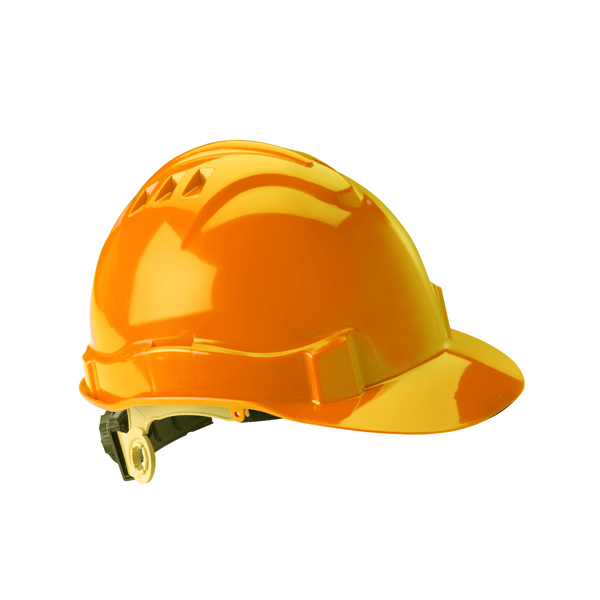Gateway Safety 72216 Serpent Cap Style Unvented Hi-Viz Orange Hard Hat