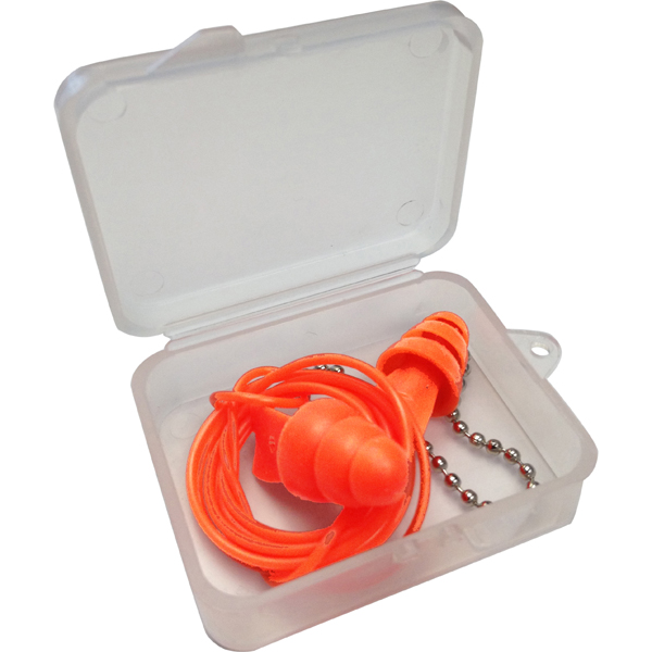 Gateway Safety 941111 Tri-Grip Orange/Orange 27 NRR Corded Earplugs, TASCO 9008