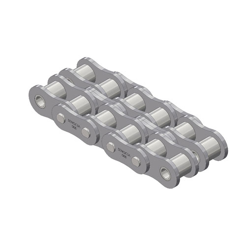 08B-2RB British Standard Roller Chain 08B-2 Riveted Double Strand 10 Foot Box 1/2 inch pitch