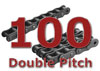 100 Double Pitch Roller Chain