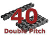040 Stainless Double Pitch Roller Chain