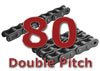 080 Stainless Double Pitch Roller Chain
