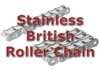 304 SS Stainless Steel British Roller Chain