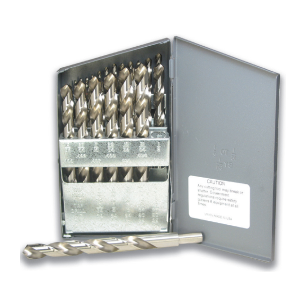 Norseman 44530 R-29, 29PC 3/8 REDUCED SHANK SET, 1/64 TO 1/2