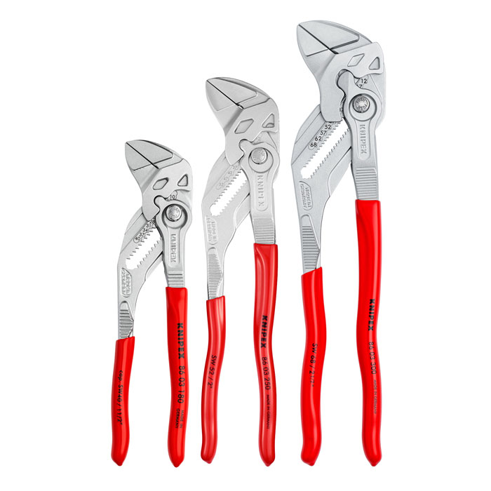 KNIPEX 00 20 06 US2 - 3 Pc Pliers Wrench Set