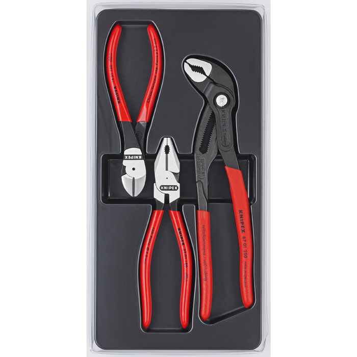 KNIPEX 00 20 10 - 3 Pc Power Pack Pliers Set