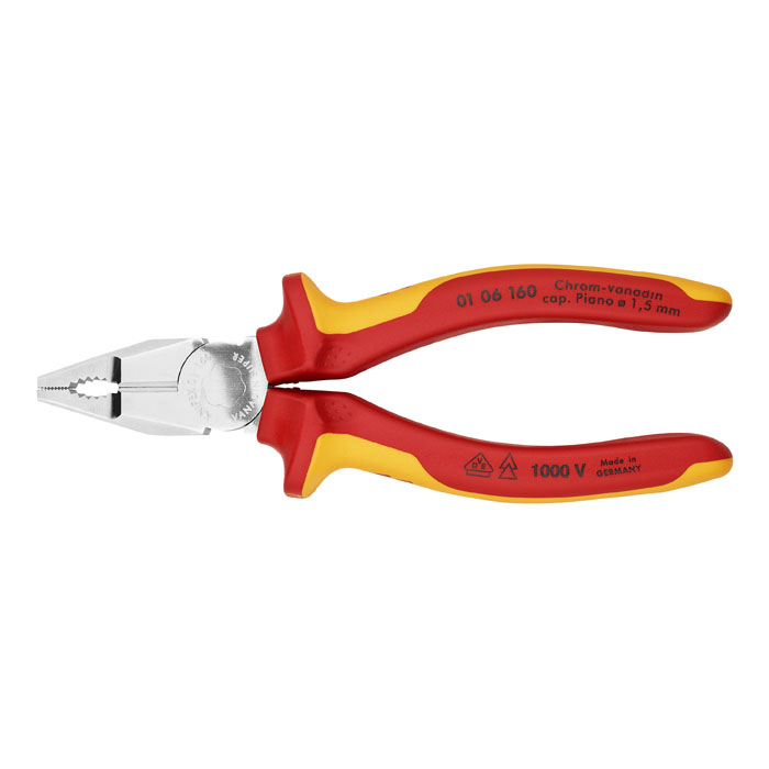 KNIPEX 01 06 160 - Combination Pliers-1000V Insulated
