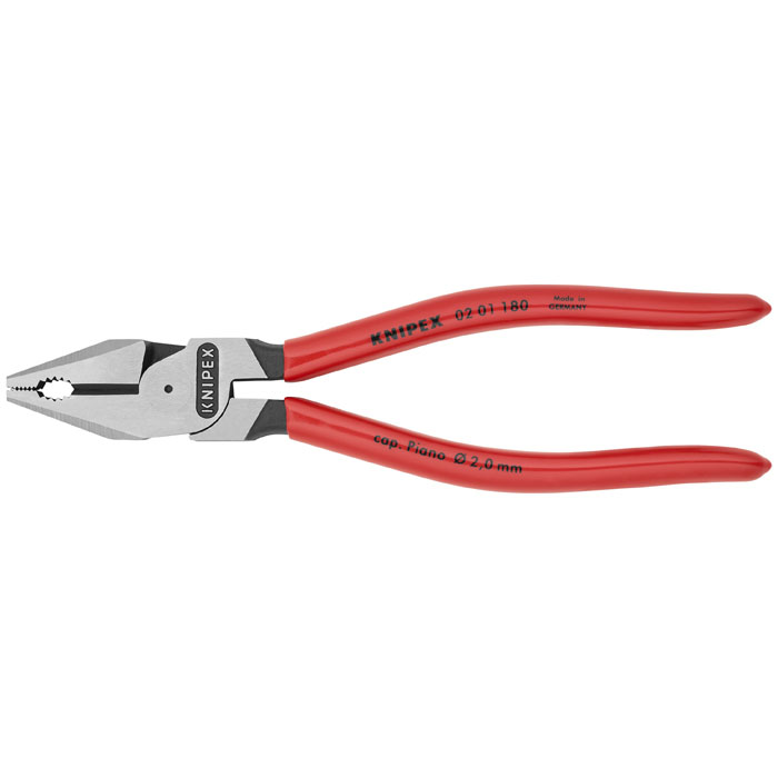 KNIPEX 02 01 180 - High Leverage Combination Pliers