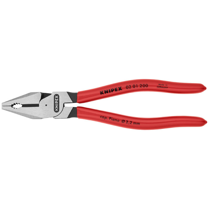 KNIPEX 02 01 200 SBA - High Leverage Combination Pliers