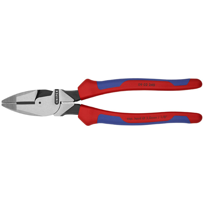KNIPEX 09 02 240 - High Leverage Lineman's Pliers New England Head