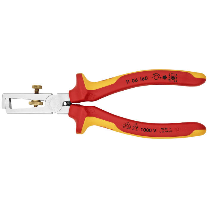 KNIPEX 11 06 160 - End-Type Wire Stripper-1000V Insulated