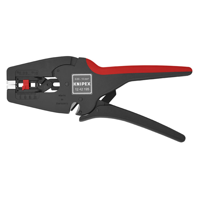 KNIPEX 12 42 195 - Automatic Wire Stripper 8-32 AWG