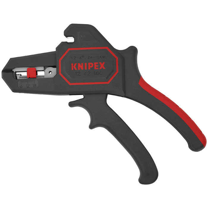 KNIPEX 12 62 180 - Automatic Wire Stripper 10-24 AWG