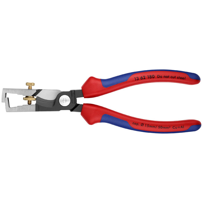 KNIPEX 13 62 180 - Strix Insulation Strippers with Cable Shears