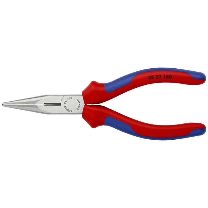 KNIPEX 25 02 160 - Long Nose Pliers with Cutter