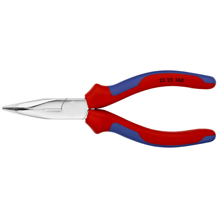 KNIPEX 25 25 160 - Long Nose 45 Degree Angled Pliers with Cutter