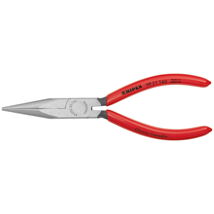 KNIPEX 30 21 160 - Long Nose Pliers-Half Round Tips
