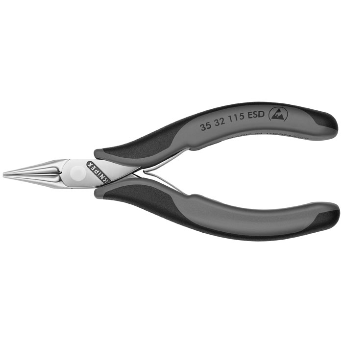 KNIPEX 35 32 115 ESD - Electronics Pliers-Round Tips, ESD Handles