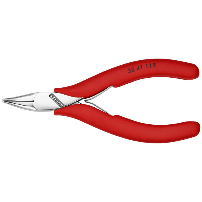 KNIPEX 35 41 115 - Electronics 45 Degree Angled Pliers-Half Round Tips