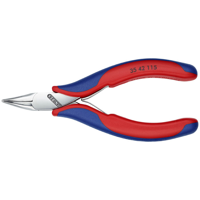 KNIPEX 35 42 115 - Electronics 45 Degree Angled Pliers-Half Round Tips