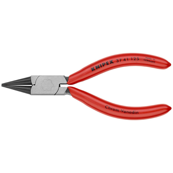 KNIPEX 37 41 125 - Electronics Gripping Pliers-Round Pointed Tips