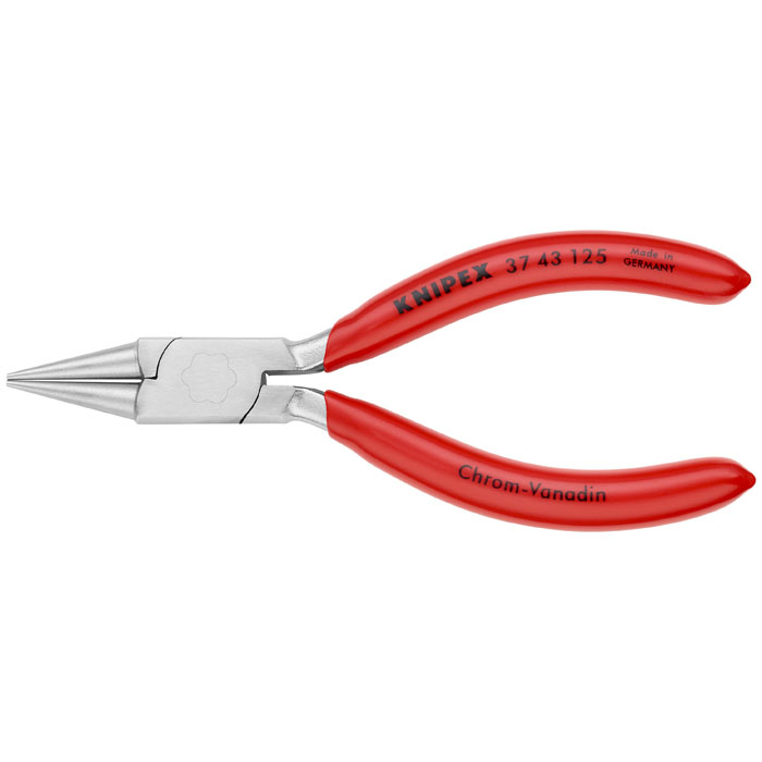KNIPEX 37 43 125 - Electronics Gripping Pliers-Round Pointed Tips