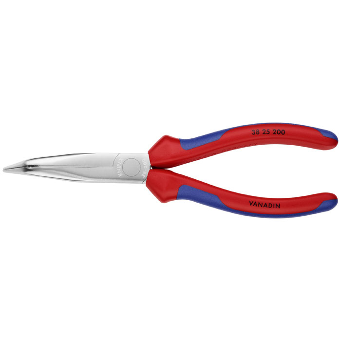 KNIPEX 38 25 200 - Long Nose 40 Degree Angled Pliers without Cutter