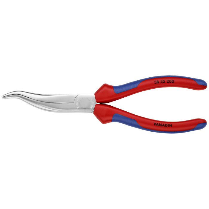 KNIPEX 38 35 200 - Long Nose Pliers without Cutter-S Shape
