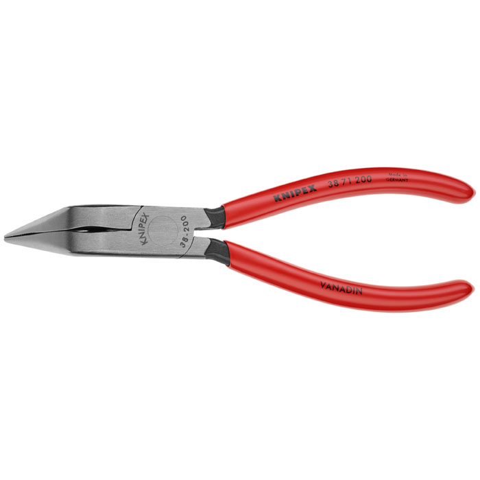 KNIPEX 38 71 200 - Long Nose 70 Degree Angled Pliers without Cutter