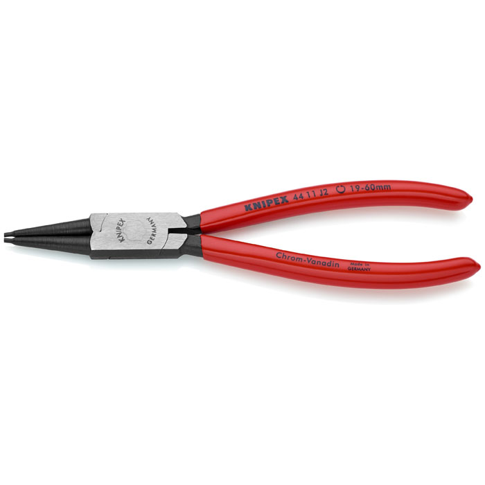 KNIPEX 44 11 J4 - Internal Snap Ring Pliers-Forged Tips