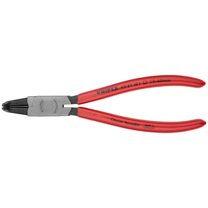 KNIPEX 44 21 J21 - Internal 90 Degree Angled Snap Ring Pliers-Forged Tips
