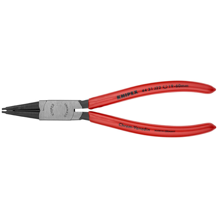 KNIPEX 44 31 J22 - Internal 45 Degree Angled Snap Ring Pliers-Forged Tips
