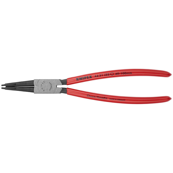 KNIPEX 44 31 J32 - Internal 45 Degree Angled Snap Ring Pliers-Forged Tips