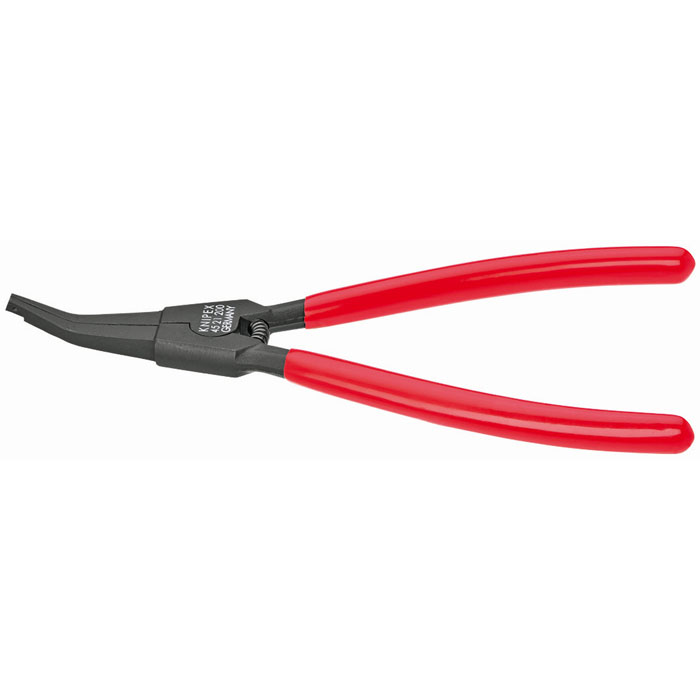 KNIPEX Angled Retaining Ring Pliers for Retaining Rings on Shafts