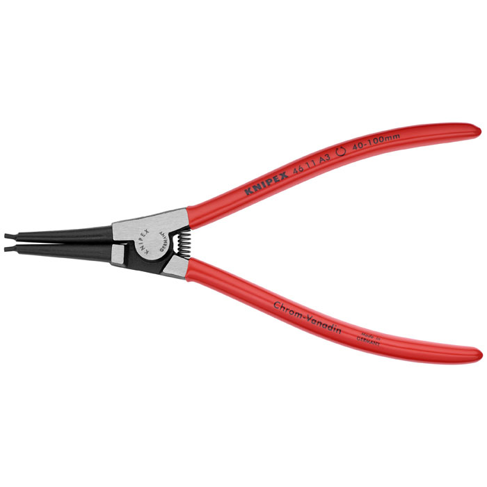 KNIPEX 46 11 A3 - External Snap Ring Pliers-Forged Tips