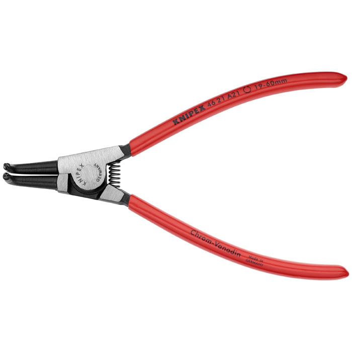 KNIPEX 46 21 A21 SBA - External 90 Degree Angled Snap Ring Pliers-Forged Tips