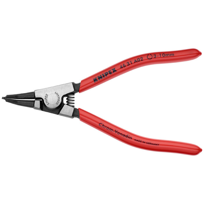KNIPEX 46 31 A02 - External 45 Degree Angled Snap Ring Pliers-Forged Tips