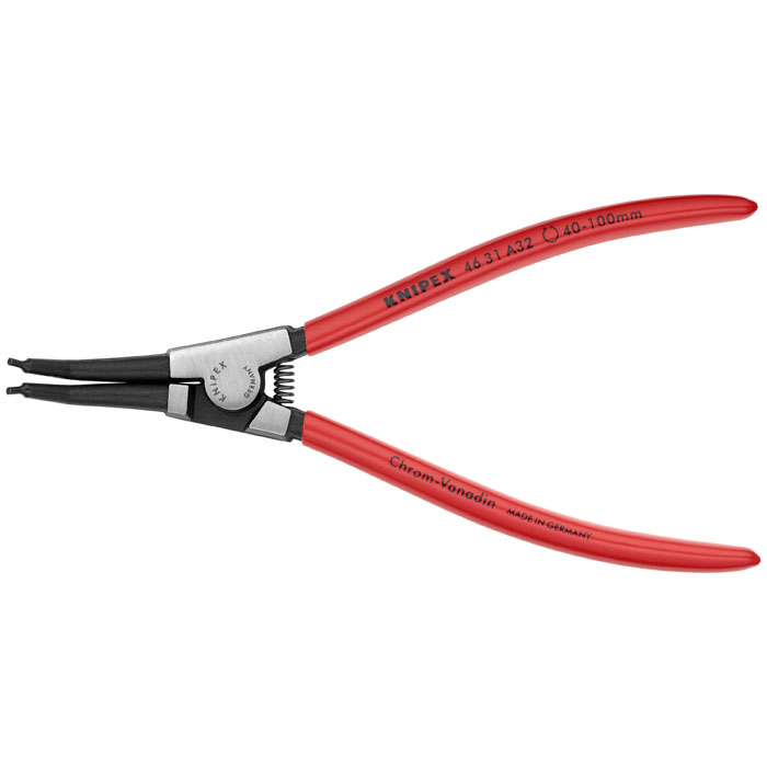 KNIPEX 46 31 A32 - External 45 Degree Angled Snap Ring Pliers-Forged Tips