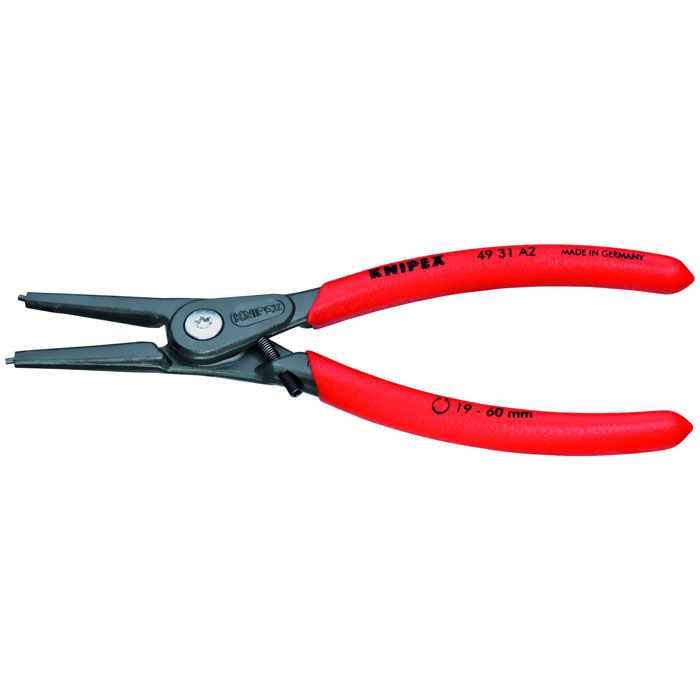 KNIPEX 49 31 A2 - External Precision Snap Ring Pliers-Limiter
