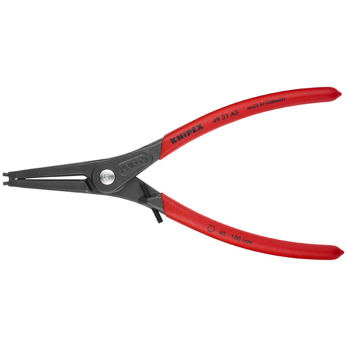 KNIPEX 49 31 A3 - External Precision Snap Ring Pliers-Limiter