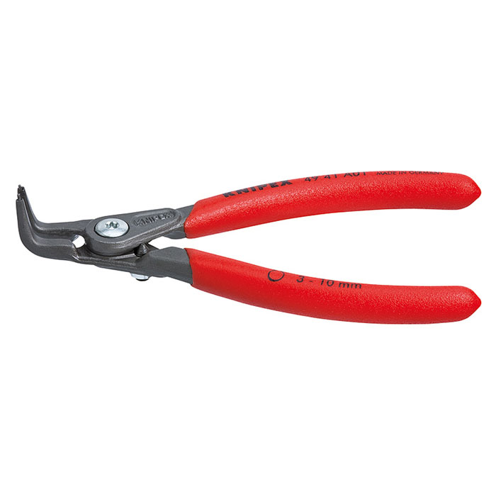 KNIPEX 49 41 A01 - External 90 Degree Angled Precision Snap Ring Pliers-Limiter