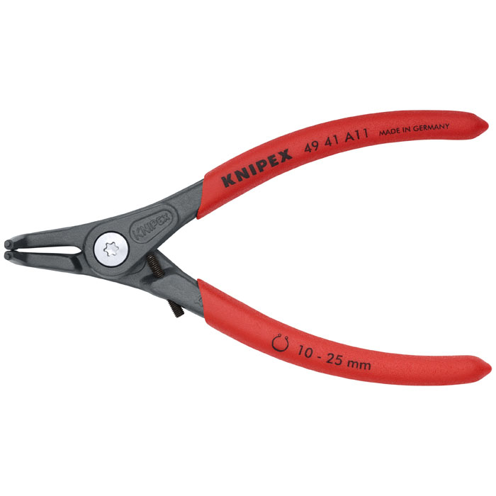 KNIPEX 49 41 A11 - External 90 Degree Angled Precision Snap Ring Pliers-Limiter