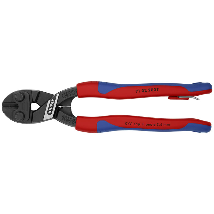 KNIPEX 71 02 200 T BKA - CoBolt High Leverage Compact Bolt Cutters-Tethered Attachment