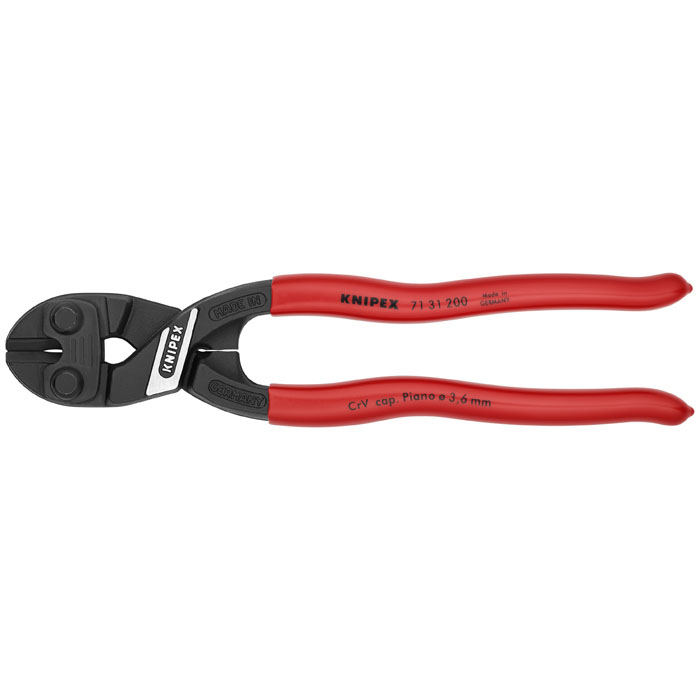 KNIPEX 71 31 200 SBA - CoBolt High Leverage Compact Bolt Cutters-Notched Blade